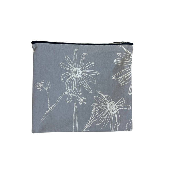 Driftwood Grey Zippered Pouch