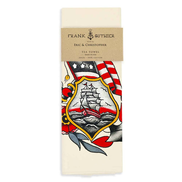 Freedom at Sea Tea Towel