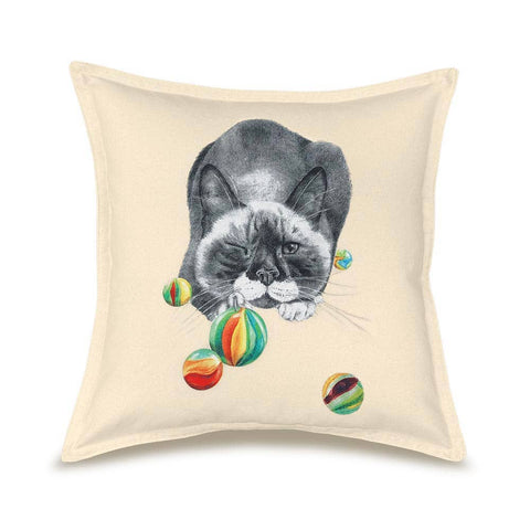 "Brutus Bangor (Beefcake)" Cat 20 x 20 Pillow