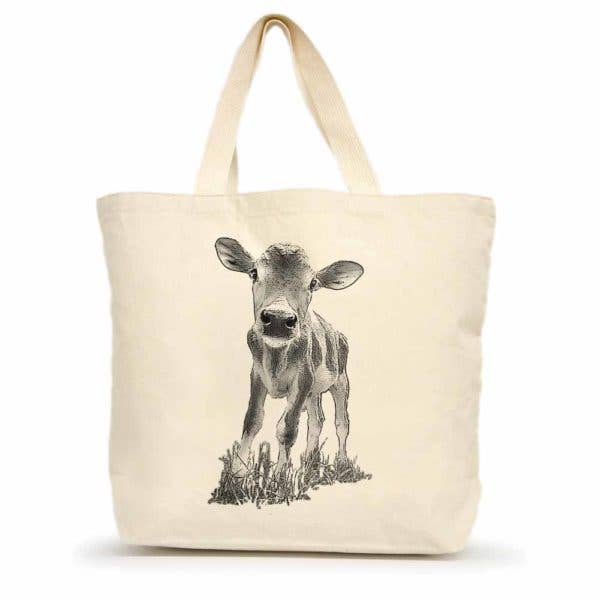 Baby Cow "Cowboy" Large Tote