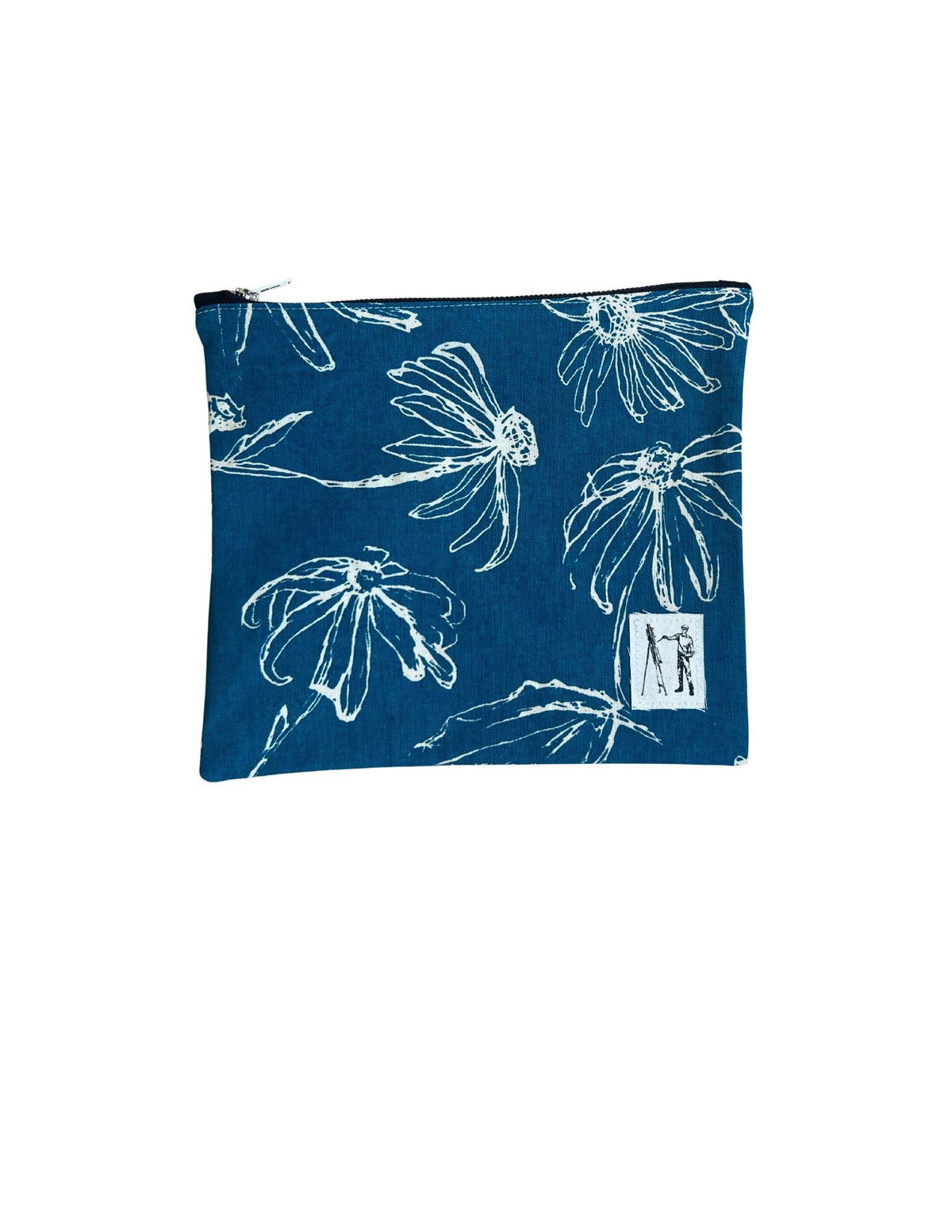 Lagoon Blue Zippered Pouch