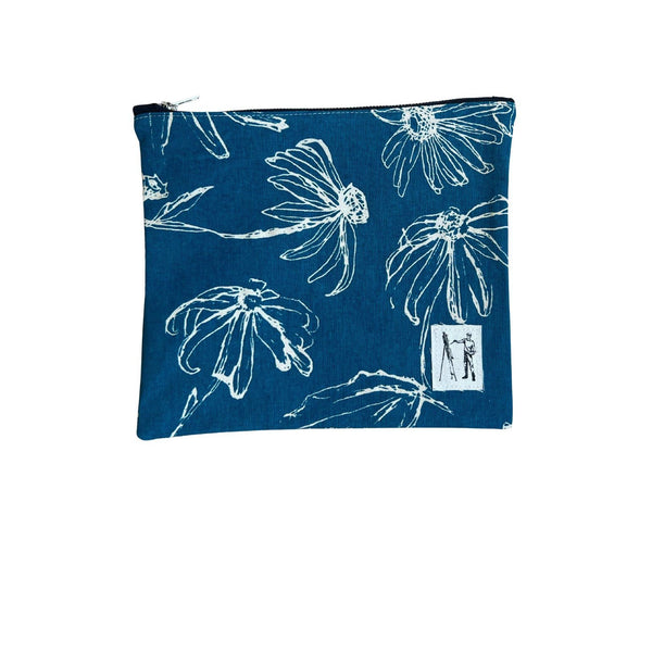 Lagoon Blue Zippered Pouch