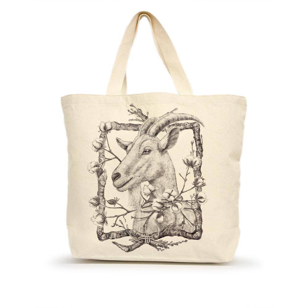 Cotton King Large Tote (with Border)
