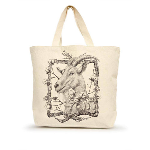 Cotton King Large Tote (with Border)