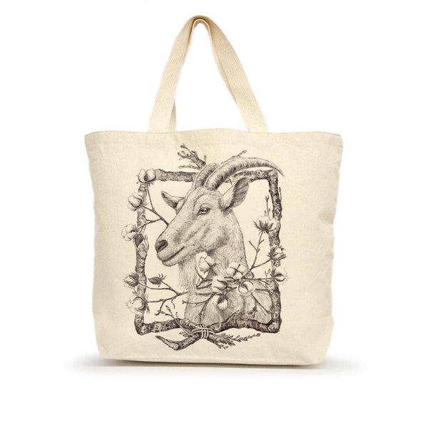 Cotton King Large Tote (with Border)