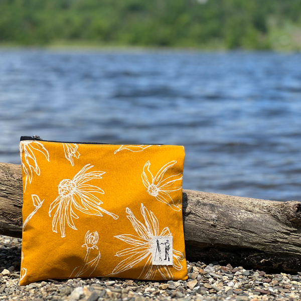 Beautiful Travel Pouch - Sunshine Yellow