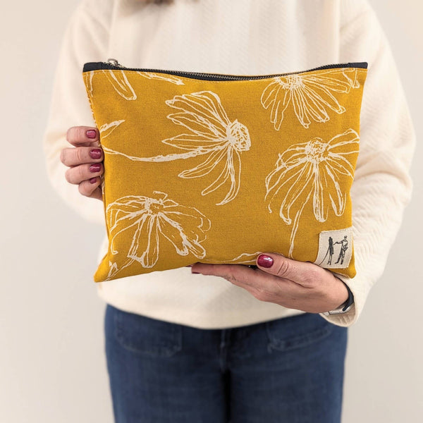 Beautiful Travel Pouch - Sunshine Yellow
