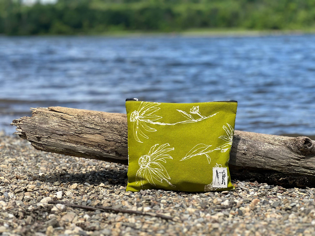 Beautiful Travel Pouch - Key Lime Green