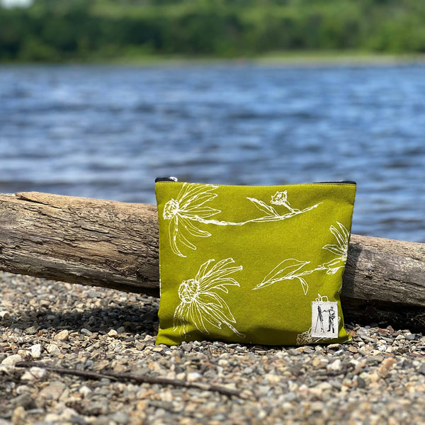 Beautiful Travel Pouch - Key Lime Green
