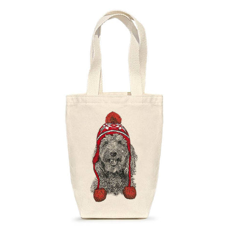 Labradoodle with Hat Gift Bag