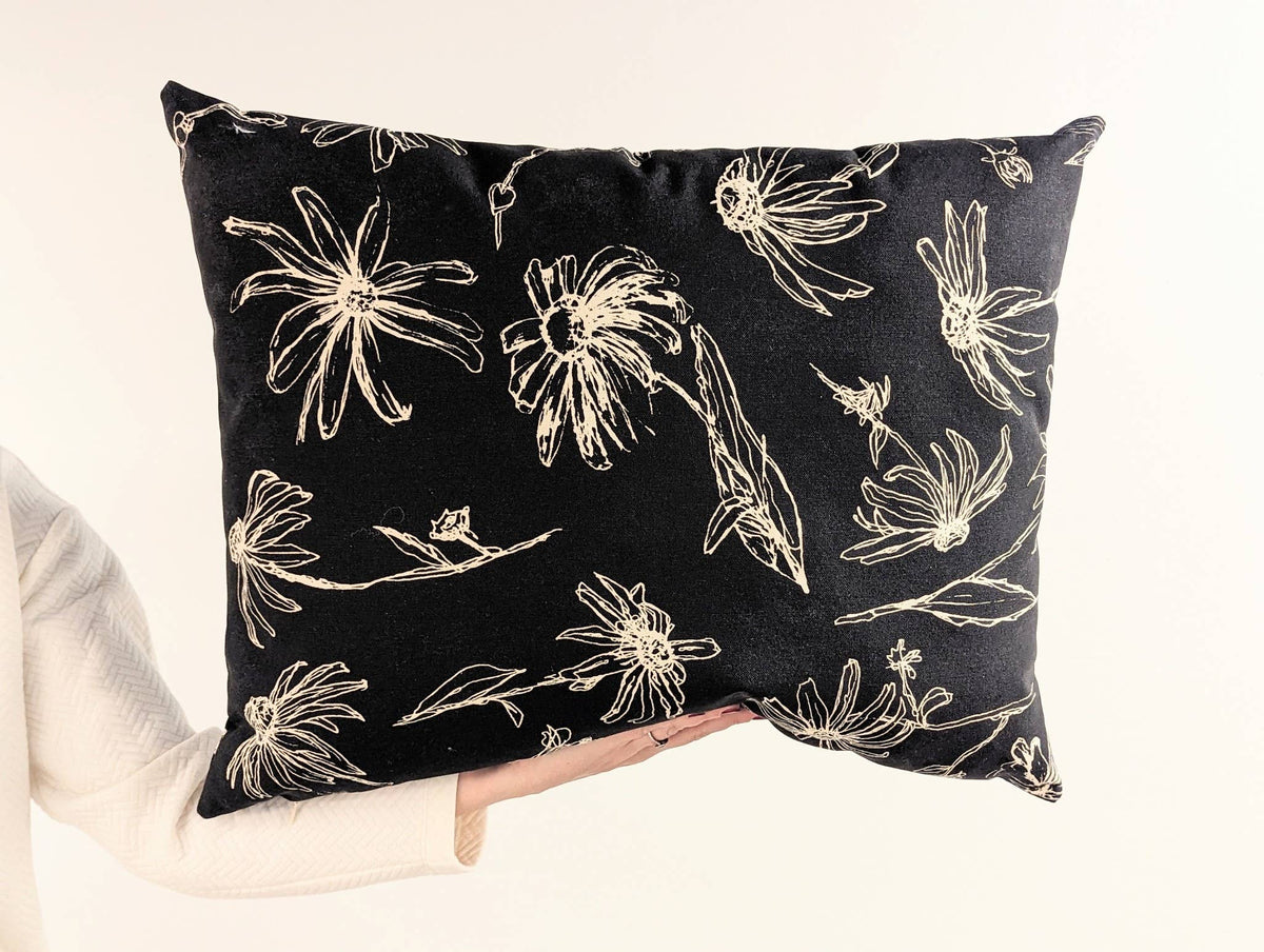 Large Spring Pillow - Black Pepper