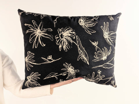 Large Spring Pillow - Black Pepper