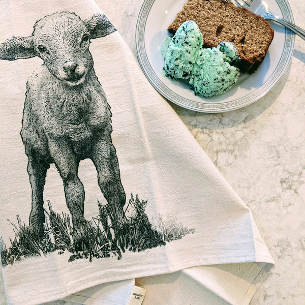 Baby Lamb Tea Towel (Sheep)
