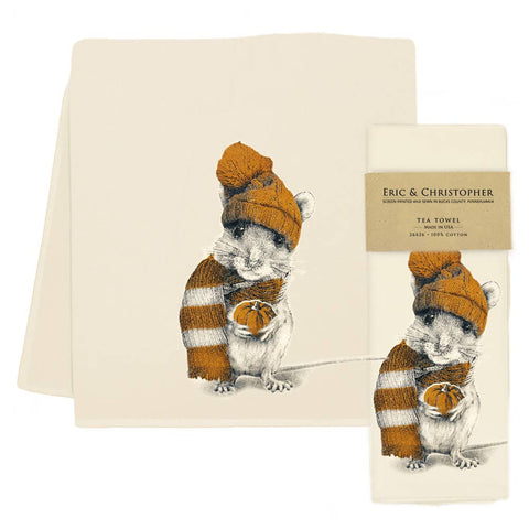 Harvest Mouse Tea Towel