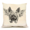 Flying Pig Medium Pillow