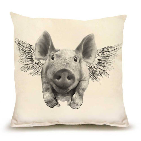 Flying Pig Medium Pillow