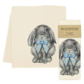 Easter Bunny with Gingham Bow Tea Towel