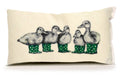 Duck with Green Boots Small Pillow