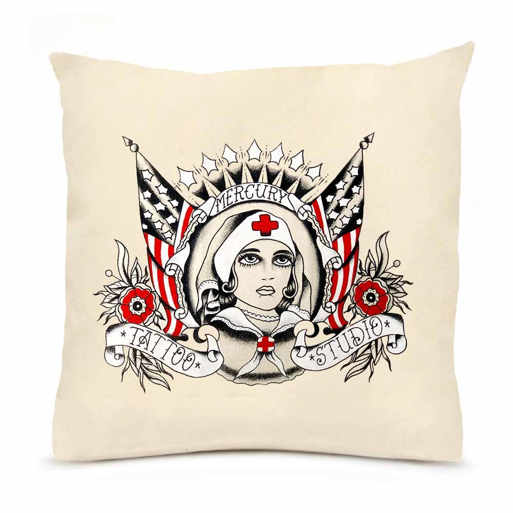 Rose of No Mans Land 18 x 18 Pillow