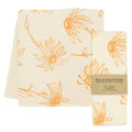 Floral Tea Towel (Sunshine Yellow Color)