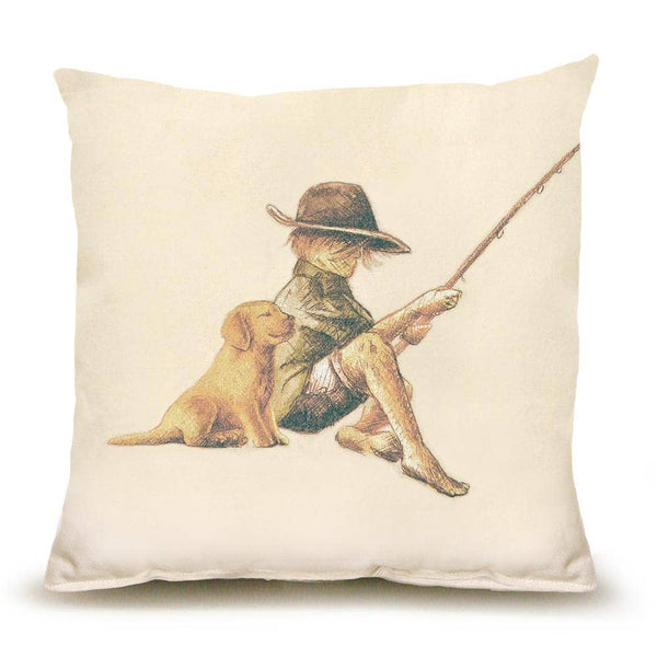 Best Friends Fishing Pillow