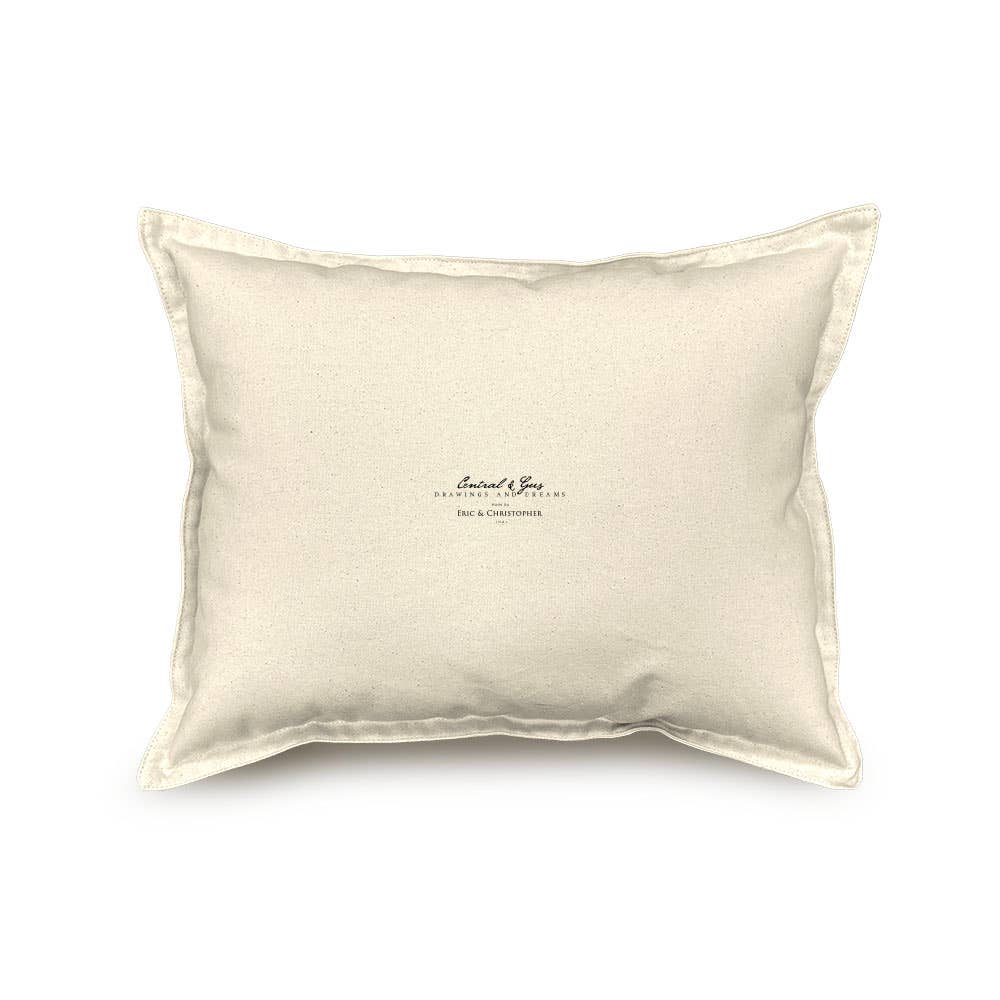 "Newton Chapel" Elephant 20 x 16 Pillow