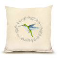 Spring Hummingbird Pillow