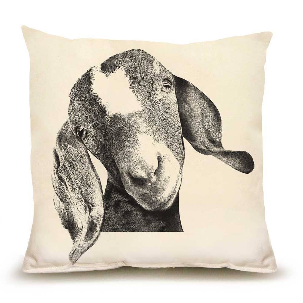 Goat Head Medium Pillow