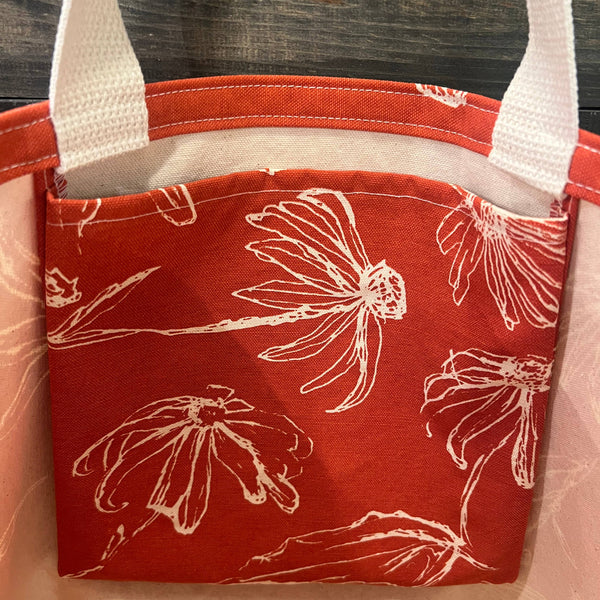 Black Eyed Susan Large Tote (Orange Peel)
