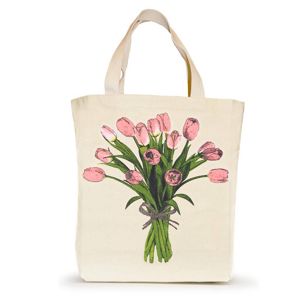 Spring Tulips Small Tote