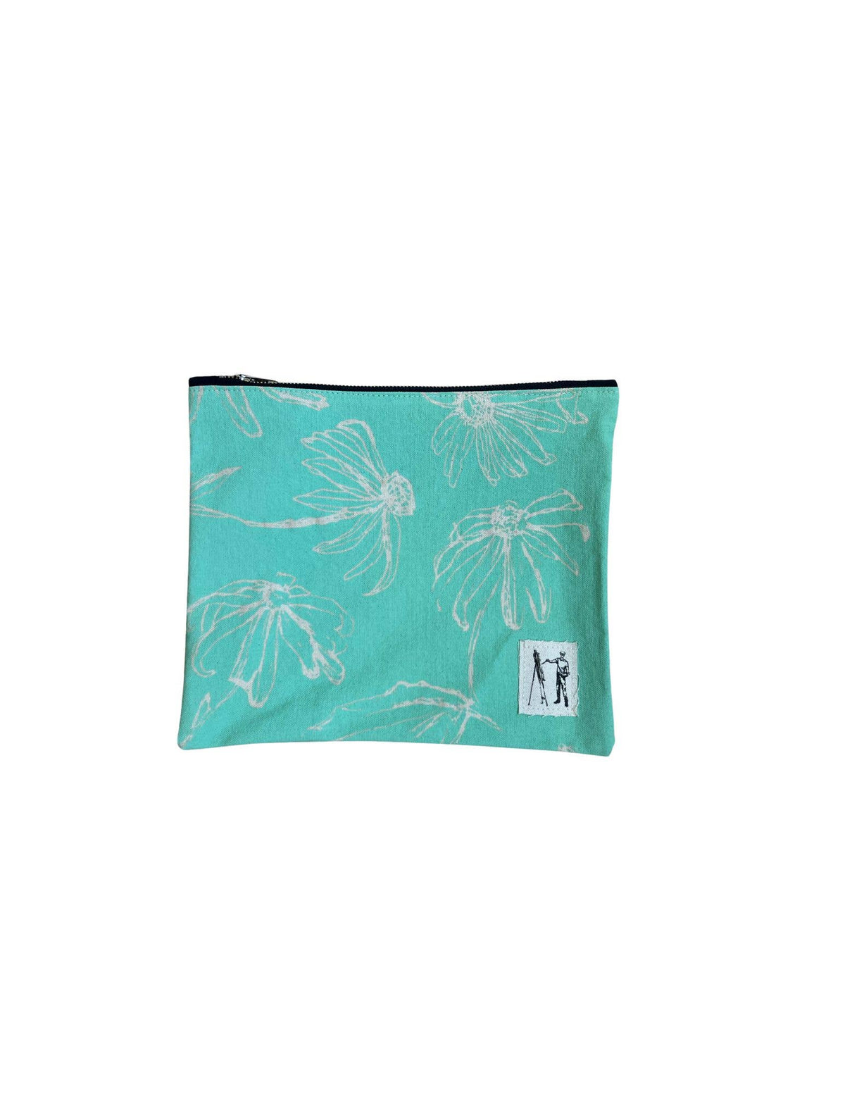 Seafoam Green Zippered Pouch