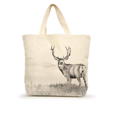 American Woodland Collective Deer Large Tote