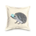 "Whitby Valentine" European Hedgehog 14 x 14 Pillow