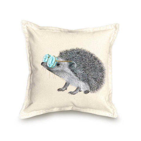 "Whitby Valentine" European Hedgehog 14 x 14 Pillow