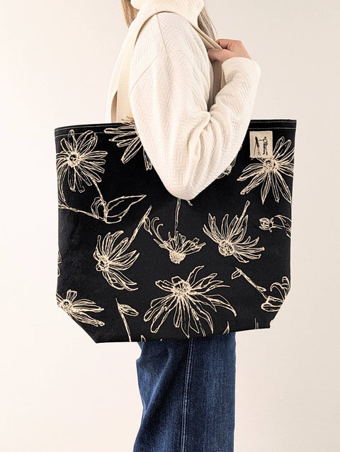 Black Eyed Susan Large Tote Bag
