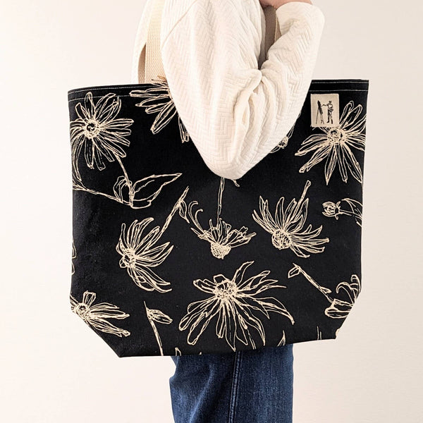 Black Eyed Susan Large Tote Bag