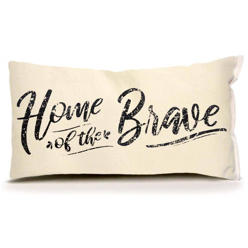 Home of the Brave Pillow - Americana