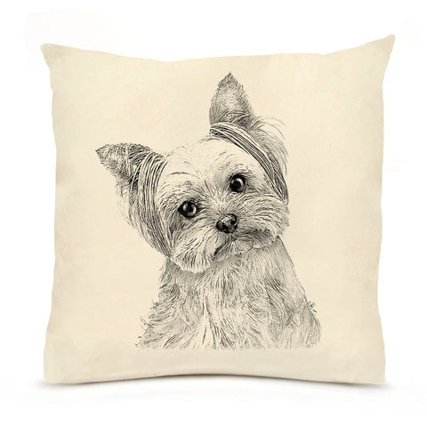 Yorkie Medium Pillow
