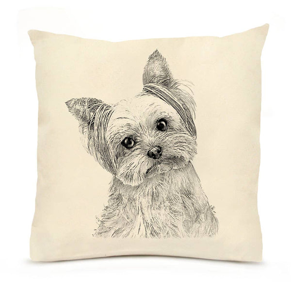 Yorkie Medium Pillow
