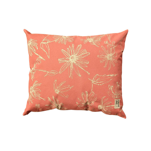 NEW Large Black Eyed Susan Pillow (Coral Pink)
