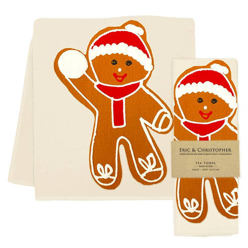 Gingerbread Man Tea Towel