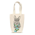 German Shepherd with Scarf Gift Bag