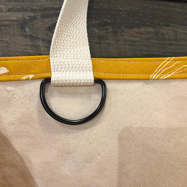 Black Eyed Susan Large Tote (Sunshine Yellow)