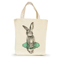 Bunny Tutu Small Tote - Blue