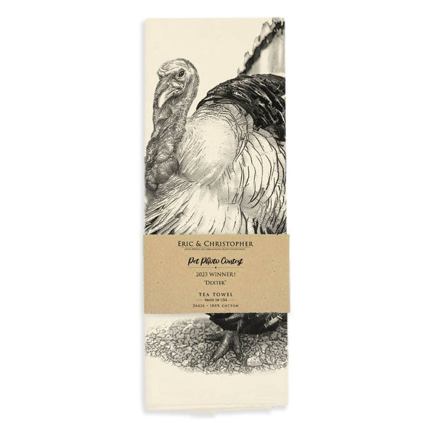 Turkey Tea Towel - "Dexter"
