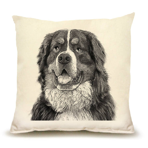 Bernese Mountain Dog Pillow