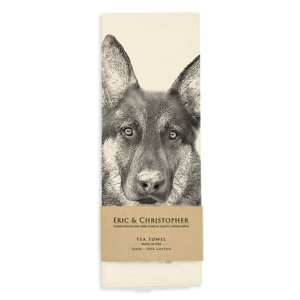 German Shepherd Tea Towel