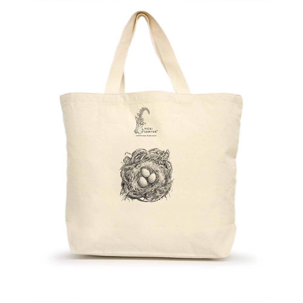 A Few Good Friends Large Tote (with Border)