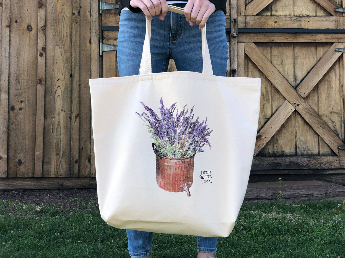 Lavender Large Tote