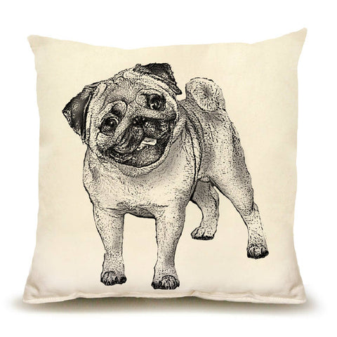 Pug Medium Pillow